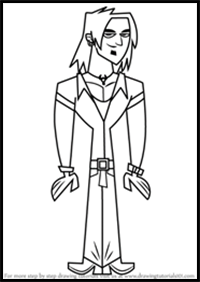 How to Draw Alejandro from Total Drama