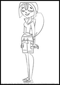 How to Draw Bridgette from Total Drama Island