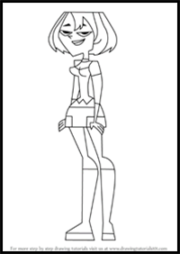 How to Draw Gwen from Total Drama Island