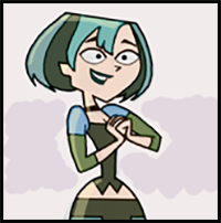 How to Draw Gwen from Total Drama Island