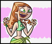 How to Draw Izzy from Total Drama Island
