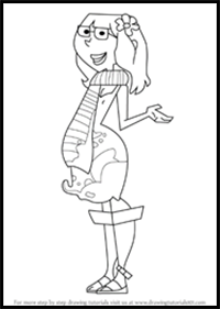 How to Draw Alana from Total Drama Island