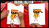How To Draw Pizza Steve