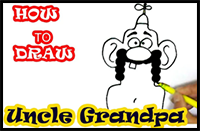 How to Draw Uncle Grandpa