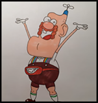 How to Draw Uncle Grandpa from Steven Universe
