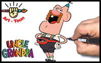 How to Draw Uncle Grandpa