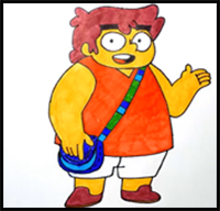 How to Draw Valentino from Victor and Valentino