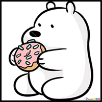 How to Draw Chibi Ice Bear, We Bare Bears