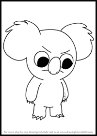 How to Draw Nom Nom from We Bare Bears