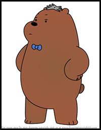 How to Draw Crowbar Jones from We Bare Bears