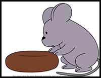 How to Draw Bagel Rat from We Bare Bears