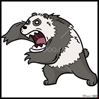 How to Draw Angry Panda, We Bare Bears