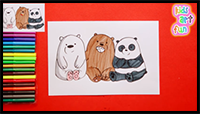 How to Draw We Bare Bears