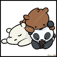 How to Draw Chibi Bears, We Bare Bears