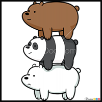 How to Draw We Bare Bears, We Bare Bears
