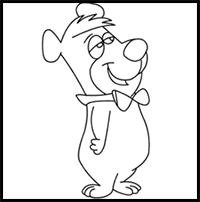 How to Draw Boo Boo Bear from Yogi Bear