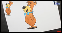 How to Draw Boo-Boo Bear from The Yogi Bear