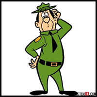 How to Draw Ranger Smith | Yogi Bear