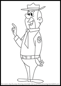 How to Draw Ranger Smith from The Yogi Bear Show