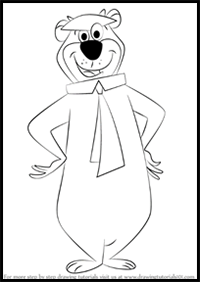 How to Draw Yogi Bear from The Yogi Bear Show