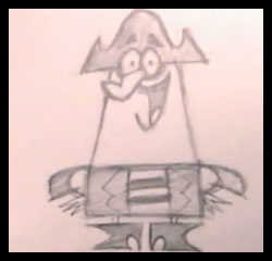 How to draw Captain Knuckles : Flapjack Step by Step Drawing Tutorials