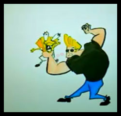 How to draw Johnny Bravo : Johnny Bravo Step by Step Drawing Lessons