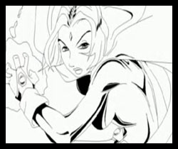 How to draw Raven : Teen Titans Step by Step Drawing Lessons