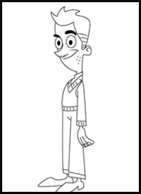 How to Draw Hugh Test from Johnny Test