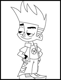 How to Draw Johnny from Johnny Test