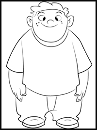 How to Draw Wade from Kim Possible