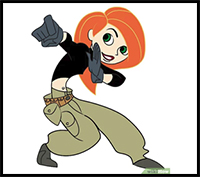 How to Draw Kim Possible
