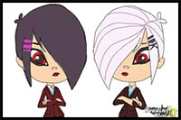How to Draw The Biskit Twins from Littlest Pet Shop