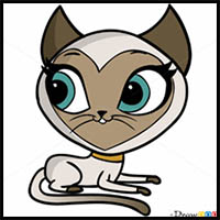 How to Draw Scout Kerry, Littlest Pet Shop