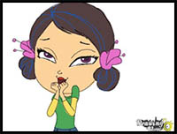 How to Draw Youngmee Song from Littlest Pet Shop