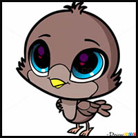 How to Draw Hubble, Littlest Pet Shop