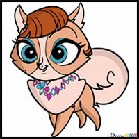 How to Draw Madame Pom, Littlest Pet Shop