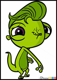 How to Draw Vinnie Alfonso Terrio, Littlest Pet Shop