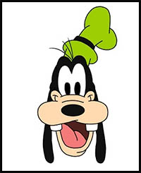 how to draw goofy