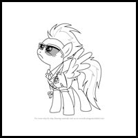 how to draw spitfire from my little pony - friendship is magic