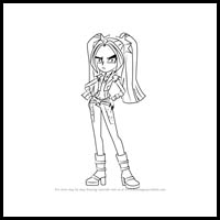 how to draw aria blaze from my little pony - friendship is magic