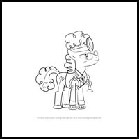 how to draw doc top from my little pony - friendship is magic