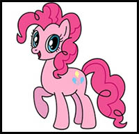 how to draw pinkie pie from my little pony