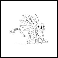 how to draw gabby from my little pony - friendship is magic