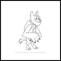 how to draw diamond dogs rover from my little pony - friendship is magic