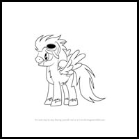 how to draw soarin from my little pony - friendship is magic