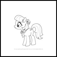 how to draw coco pommel from my little pony - friendship is magic