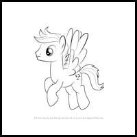 how to draw open skies from my little pony - friendship is magic