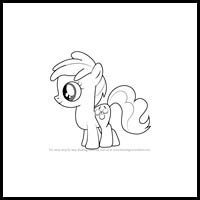 how to draw peachy pie from my little pony - friendship is magic