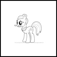 how to draw cloudy quartz from my little pony - friendship is magic