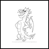 how to draw garble from my little pony - friendship is magic